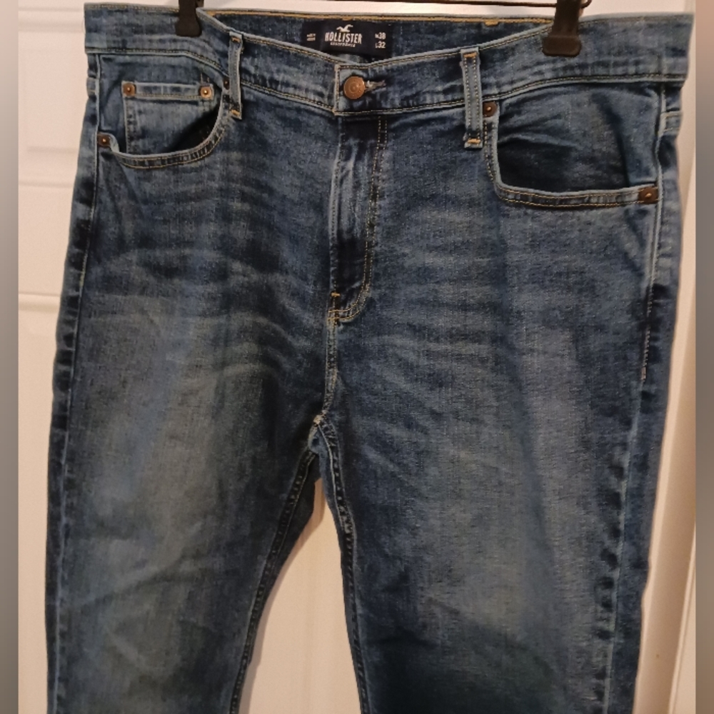🧥👖Hollister California Size W.38 Jeans🧢🛍👢🥾Boot Cut✂️,Hollister EpicFlex.👕 - Picture 14 of 15